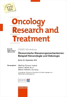 Ökonomische Steuerungsmechanismen: Beispiel Hämatologie und Onkologie - 