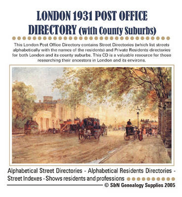 London Post Office Directory with County Suburbs