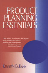 Product Planning Essentials - Kenneth B. Kahn