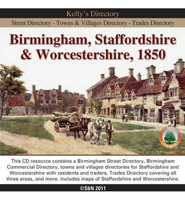 Birmingham, Staffordshire & Worcestershire, 1850 Kelly's Directory