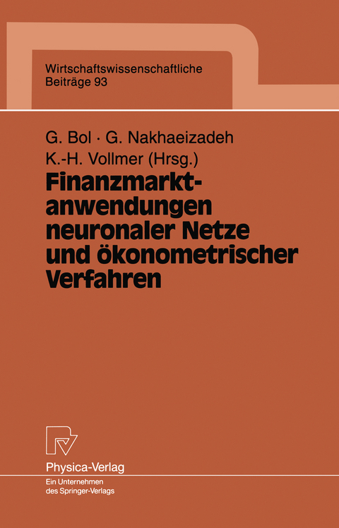 Finanzmarktanwendungen neuronaler Netze und ökonometrischer Verfahren - 