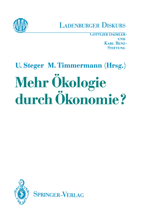 Mehr Ökologie durch Ökonomie? - 