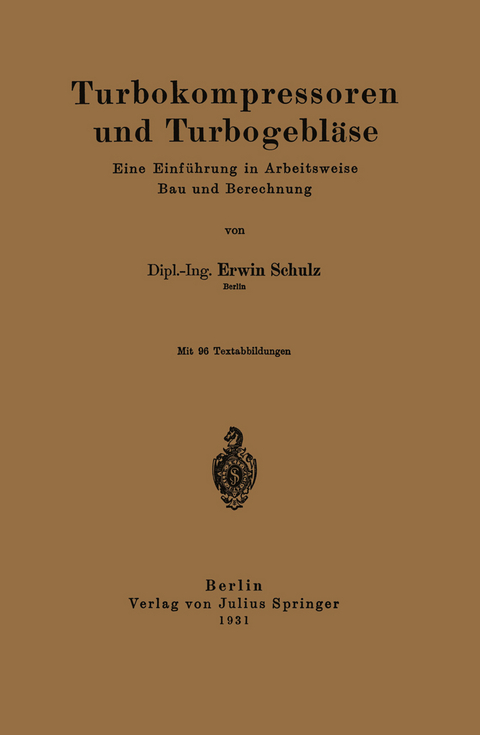 Turbokompressoren und Turbogebläse - Erwin Schulz