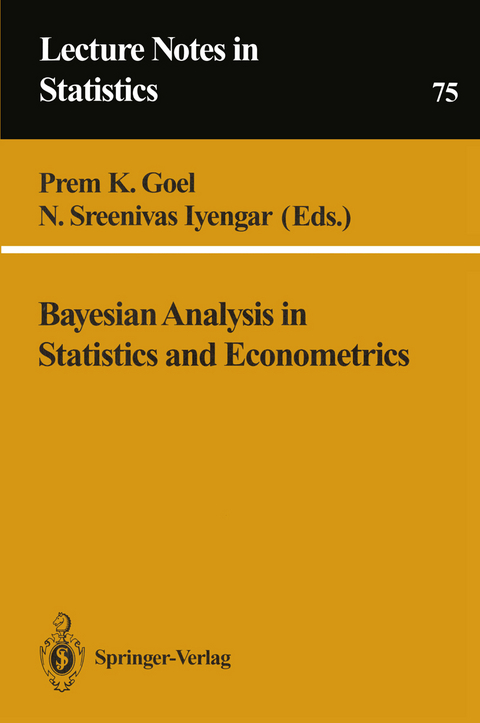 Bayesian Analysis in Statistics and Econometrics - 