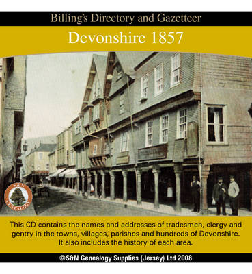 Devonshire, Billing's Directory and Gazetteer Devonshire 1857