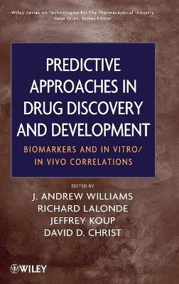 Predictive Approaches in Drug Discovery and Development - 