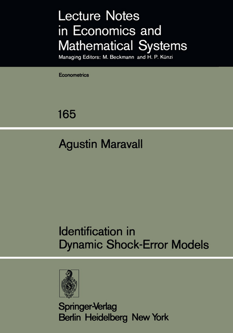 Identification in Dynamic Shock-Error Models - A. Maravall