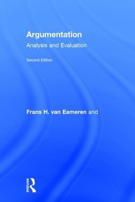 Argumentation - Frans H. Van Eemeren, A. Francisca Sn Henkemans