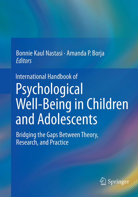 International Handbook of Psychological Well-Being in Children and Adolescents - 