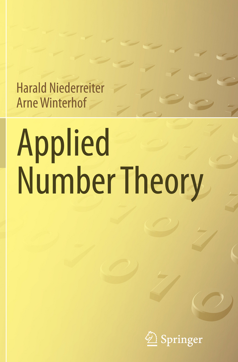 Applied Number Theory - Harald Niederreiter, Arne Winterhof