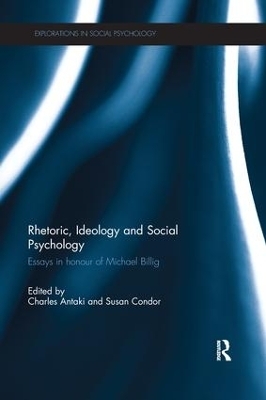 Rhetoric, Ideology and Social Psychology - 