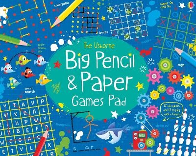 Big Pencil and Paper Games Pad - Simon Tudhope