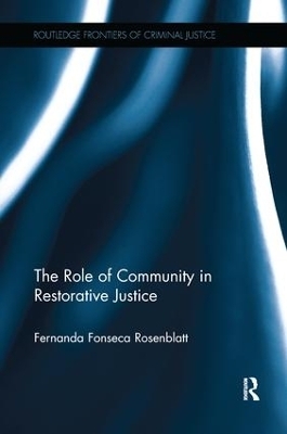 The Role of Community in Restorative Justice - Fernanda Rosenblatt