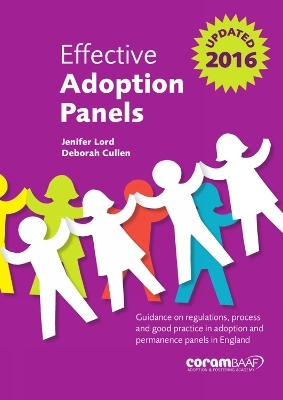 Effective Adoption Panels - Jenifer Lord, Deborah Cullen