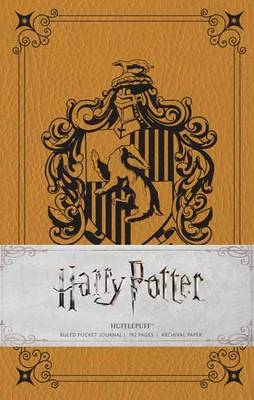 Harry Potter: Hufflepuff Ruled Pocket Journal -  Insight Editions