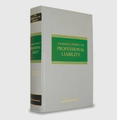 Jackson & Powell on Professional Liability - 