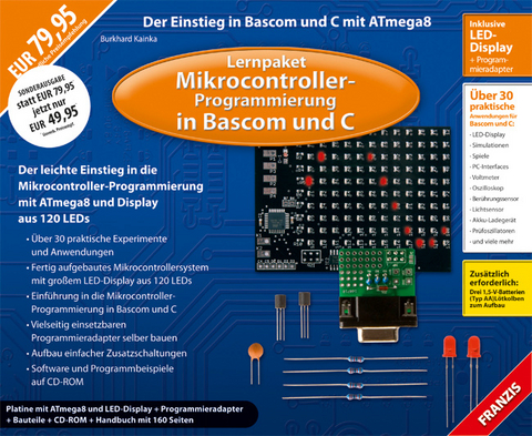 Lernpaket Mikrocontroller-Progammierung in Bascom und C - Burkhard Kainka