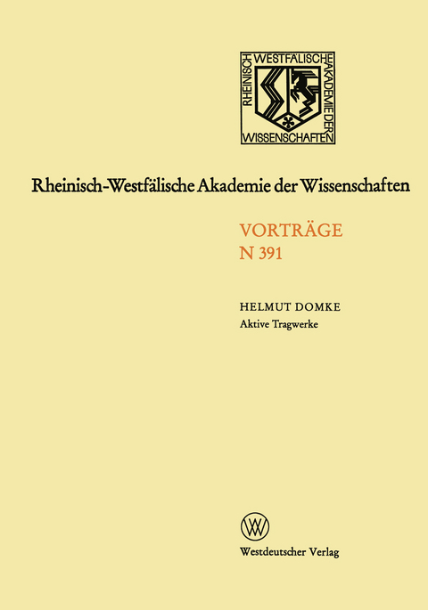 Rheinisch-Westfälische Akademie der Wissenschaften - Helmut Domke