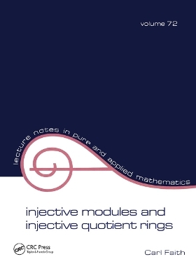 Injective Modules and Injective Quotient Rings -  Faith