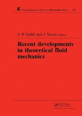 Recent Developments in Theoretical Fluid Mechanics - G P Galdi, J. Necas