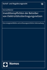 Investitionspflichten der Betreiber von Elektrizitätsübertragungsnetzen - Konrad Riemer