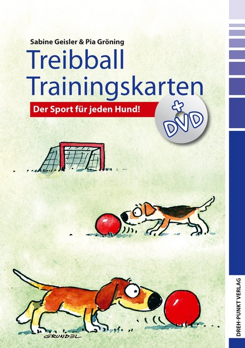 Treibball Trainingskarten + DVD - Pia C Gröning, Sabine Geisler