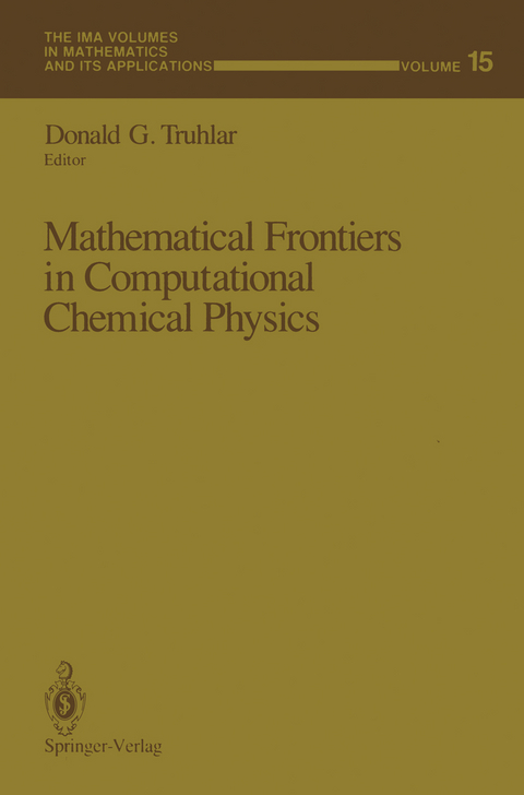 Mathematical Frontiers in Computational Chemical Physics - 