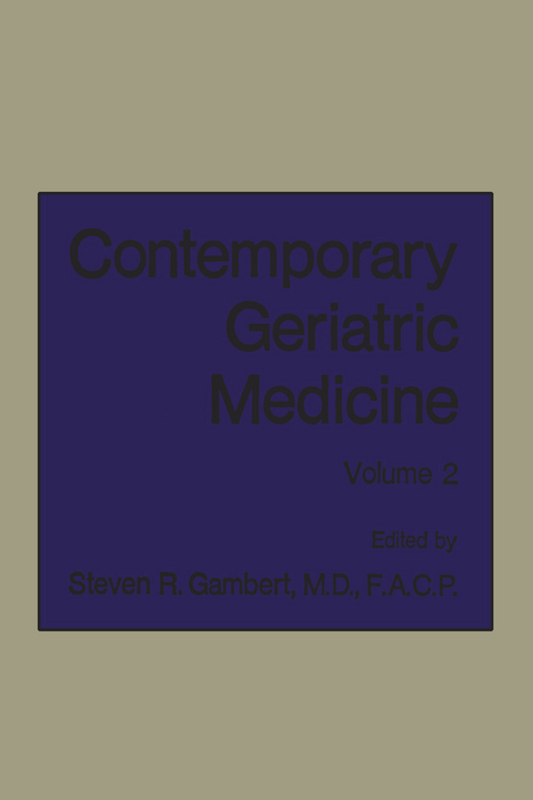 Contemporary Geriatric Medicine - 