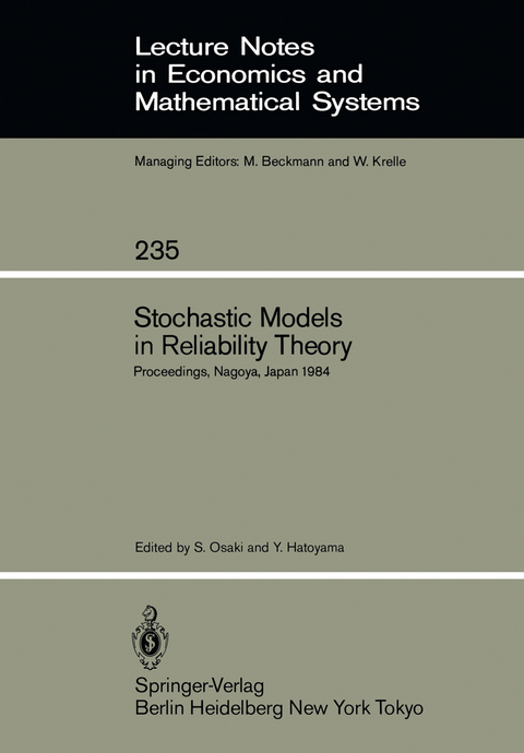 Stochastic Models in Reliability Theory - 