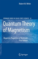 Quantum Theory of Magnetism -  Robert M. White