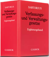 Verfassungs- und Verwaltungsgesetze, Ergänzungsband. - Carl Sartorius