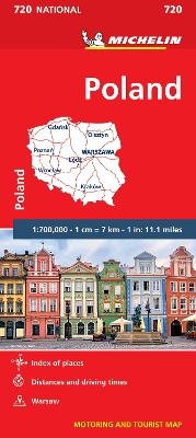 Poland - Michelin National Map 720