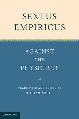 Sextus Empiricus - Richard Bett
