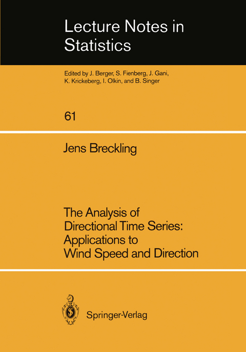 The Analysis of Directional Time Series: Applications to Wind Speed and Direction - Jens Breckling