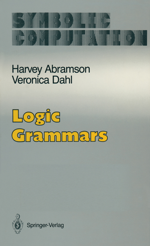 Logic Grammars - Harvey Abramson, Veronica Dahl