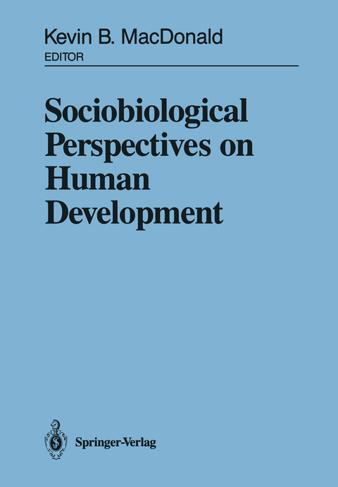 Sociobiological Perspectives on Human Development - 