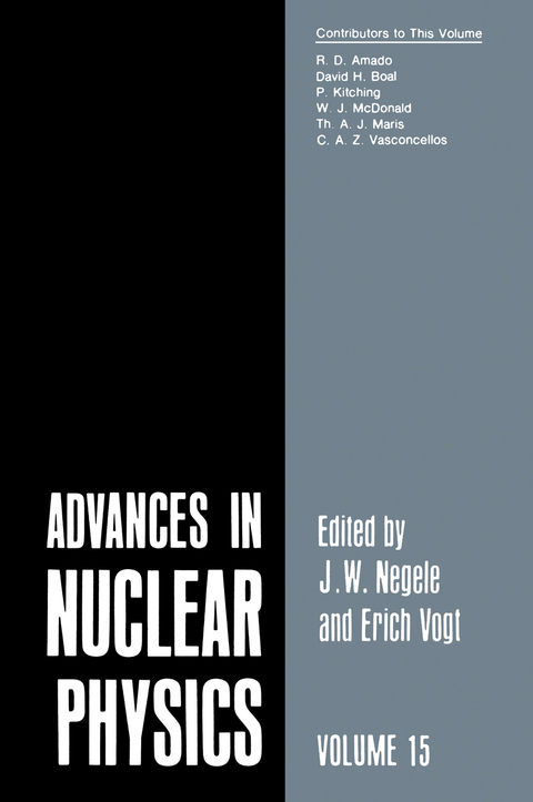 Advances in Nuclear Physics - J.W. Negele