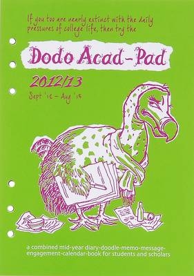 Dodo Acad-Pad Filofax-compatible A5 Diary Refill 2012/13 - Academic Mid Year Diary - Naomi McBride
