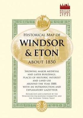 Historical Map of Windsor and Eton 1860 - Old House Books