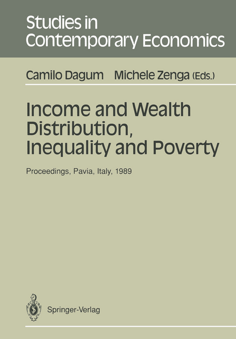 Income and Wealth Distribution, Inequality and Poverty - 
