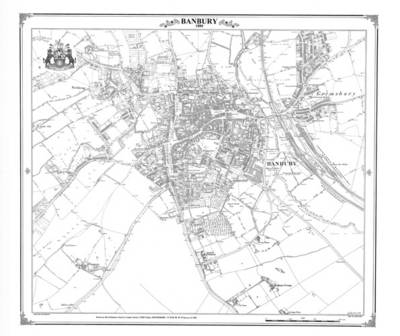 Banbury 1880 Heritage Cartography Victorian Town Map - Peter J. Adams