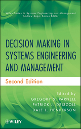 Decision Making in Systems Engineering and Management - 