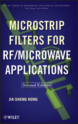 Microstrip Filters for RF / Microwave Applications -  Jia-Sheng Hong