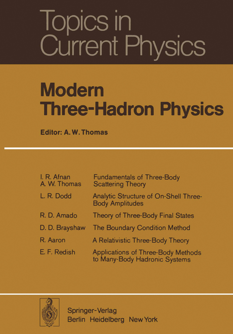 Modern Three-Hadron Physics - 