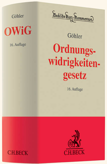 Gesetz über Ordnungswidrigkeiten - Erich Göhler, Helmut Seitz, Franz Gürtler