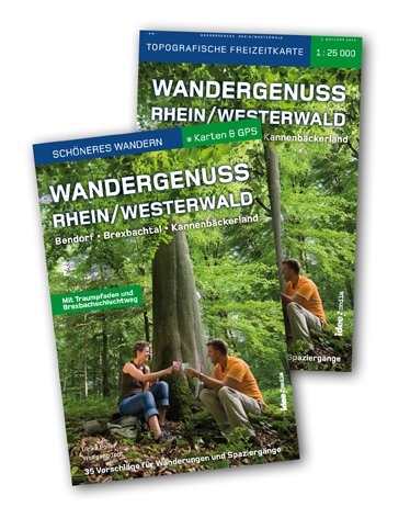 Wandergenuss Rhein-Westerwald - Start-Set mit Buch und Karte 1: 25000 - Wolfgang Todt, Ulrike Poller