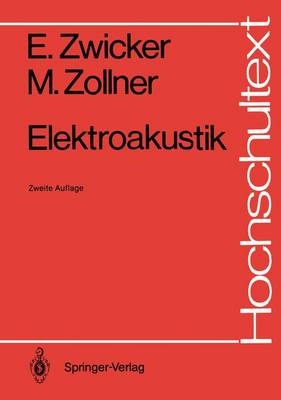 Elektroakustik - Eberhard Zwicker, Manfred Zollner