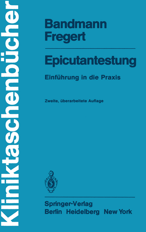 Epicutantestung - H.-J. Bandmann, S. Fregert