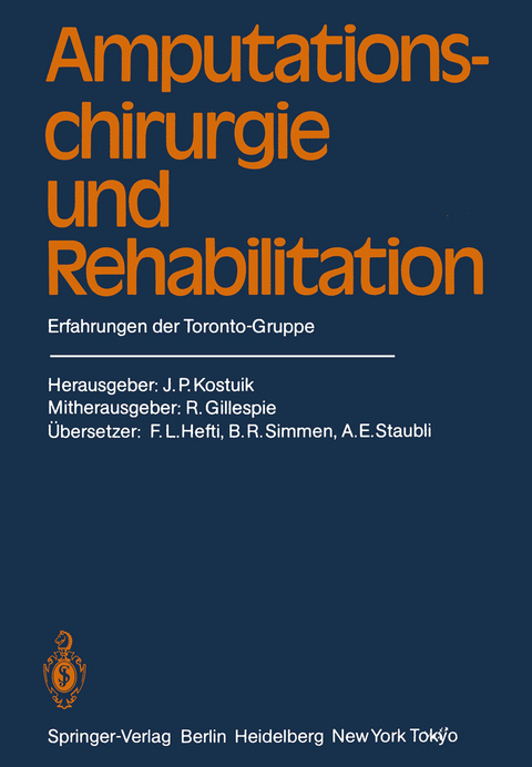 Amputationschirurgie und Rehabilitation - 