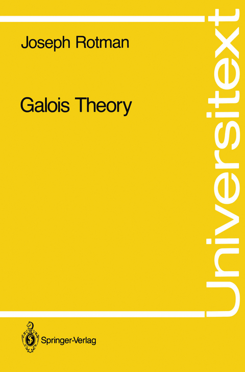 Galois Theory - Joseph Rotman